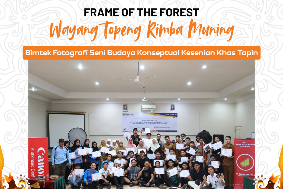 Kemeriahan “FRAME OF THE FOREST: WAYANG TOPENG RIMBA MUNING,” Saat Fotografi dan Seni Banjar Menyatu dalam Harmoni Budaya