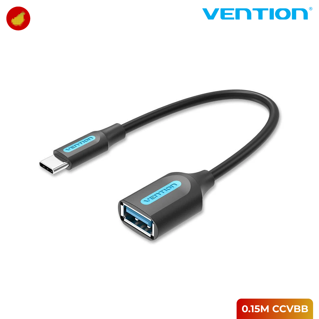 Vention USB 3.1 C Male to A Female OTG Cable PVC Type