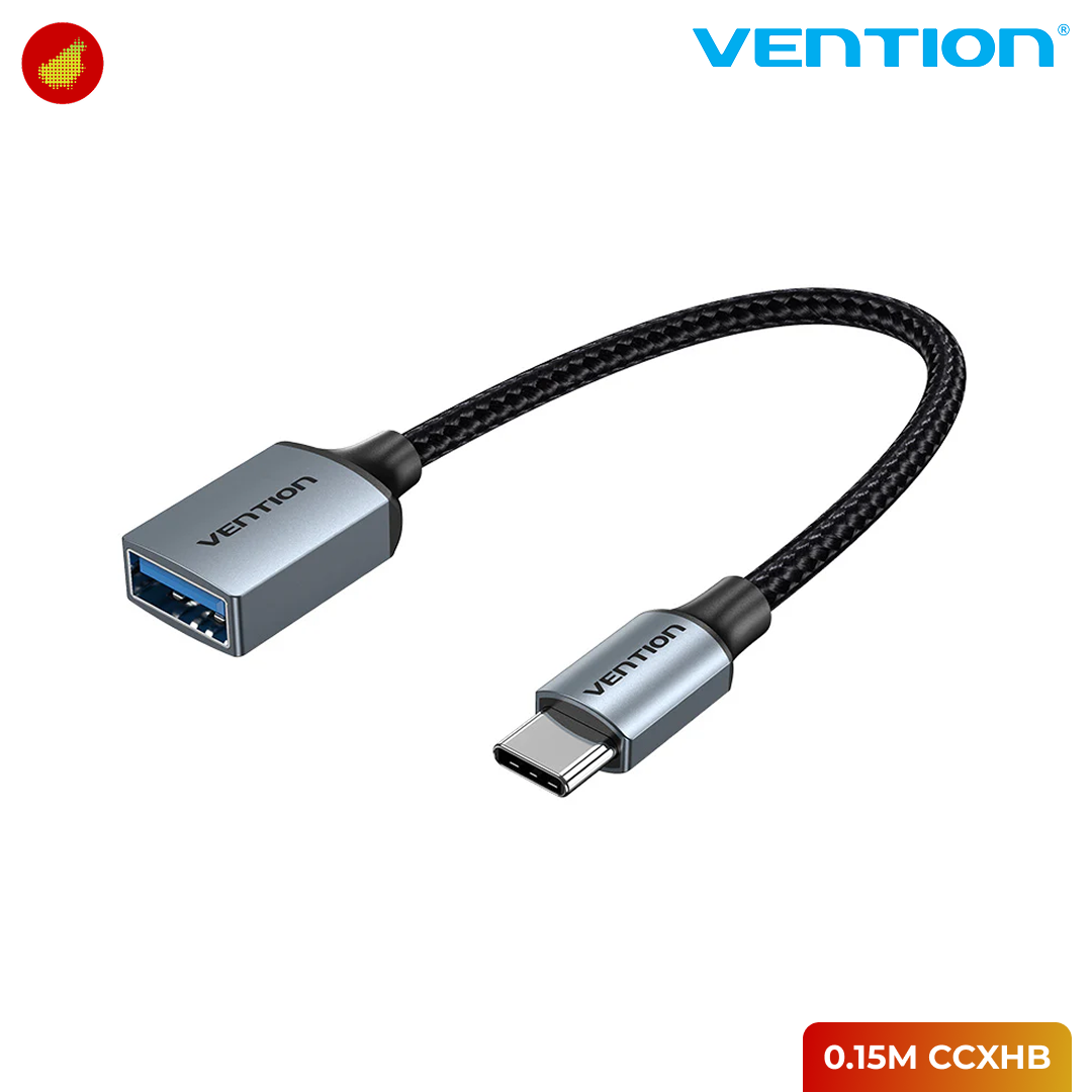 Vention USB 3.0 C Male to A Female OTG Cable Aluminum Alloy Type