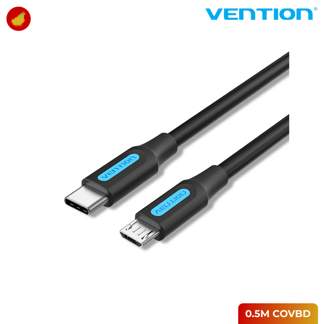 Vention USB 2.0 C Male to Micro-B Male 2A Cable