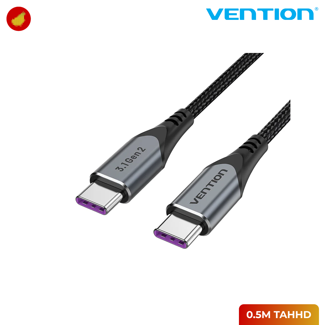 Vention USB 3.1 C Male to C Male 5A Cable Aluminum Alloy Type