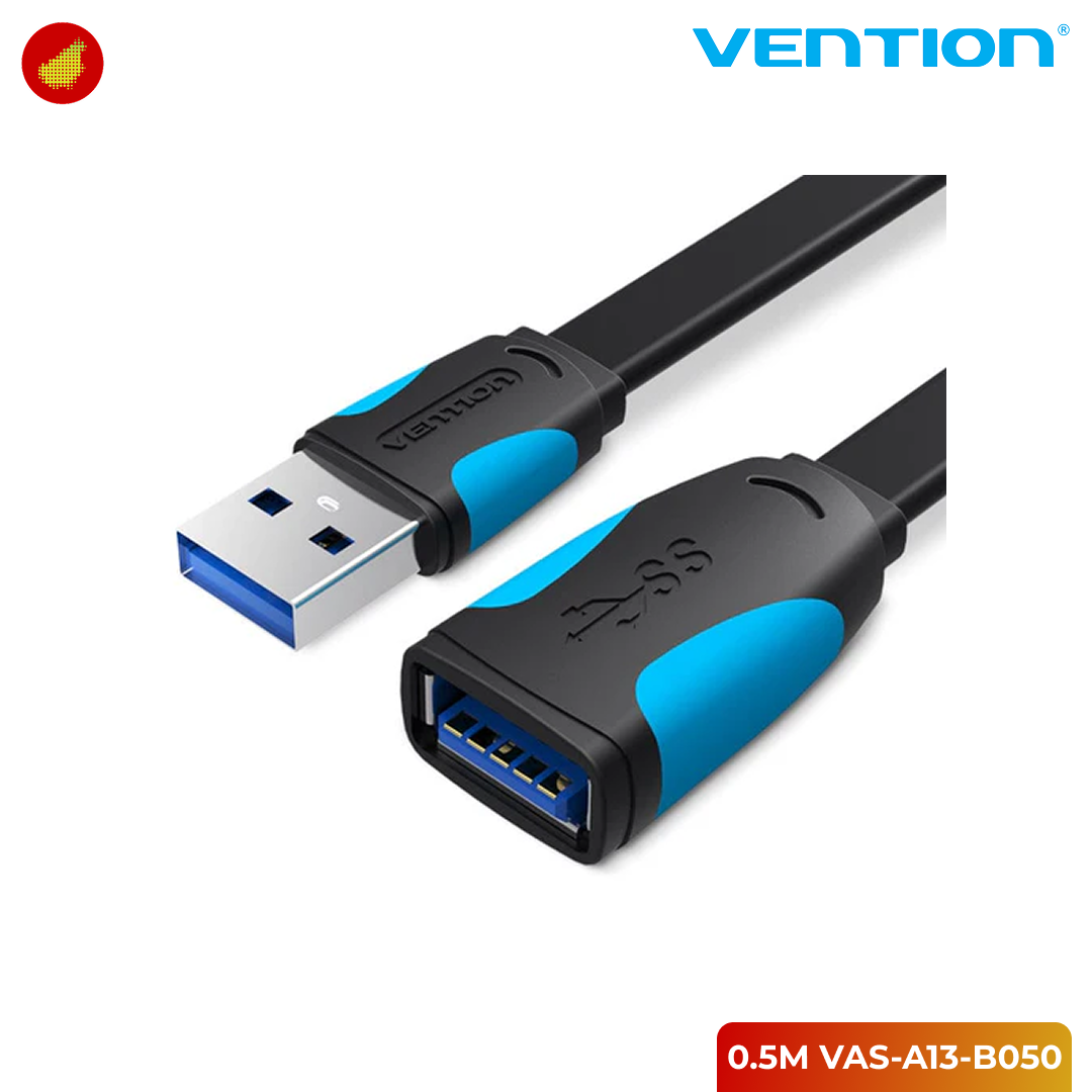 Vention USB 3.0 Extension Cable - 0.5 Meter VAS-A13-B050 | 1 Meter VAS-A13-B100