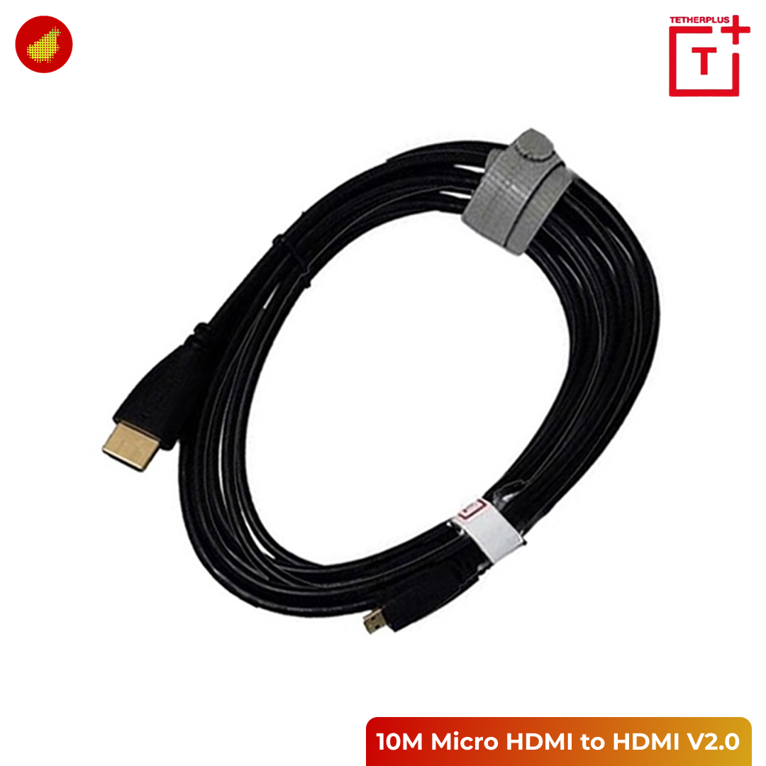TetherPlus Micro HDMI to HDMI V2.0 Cable