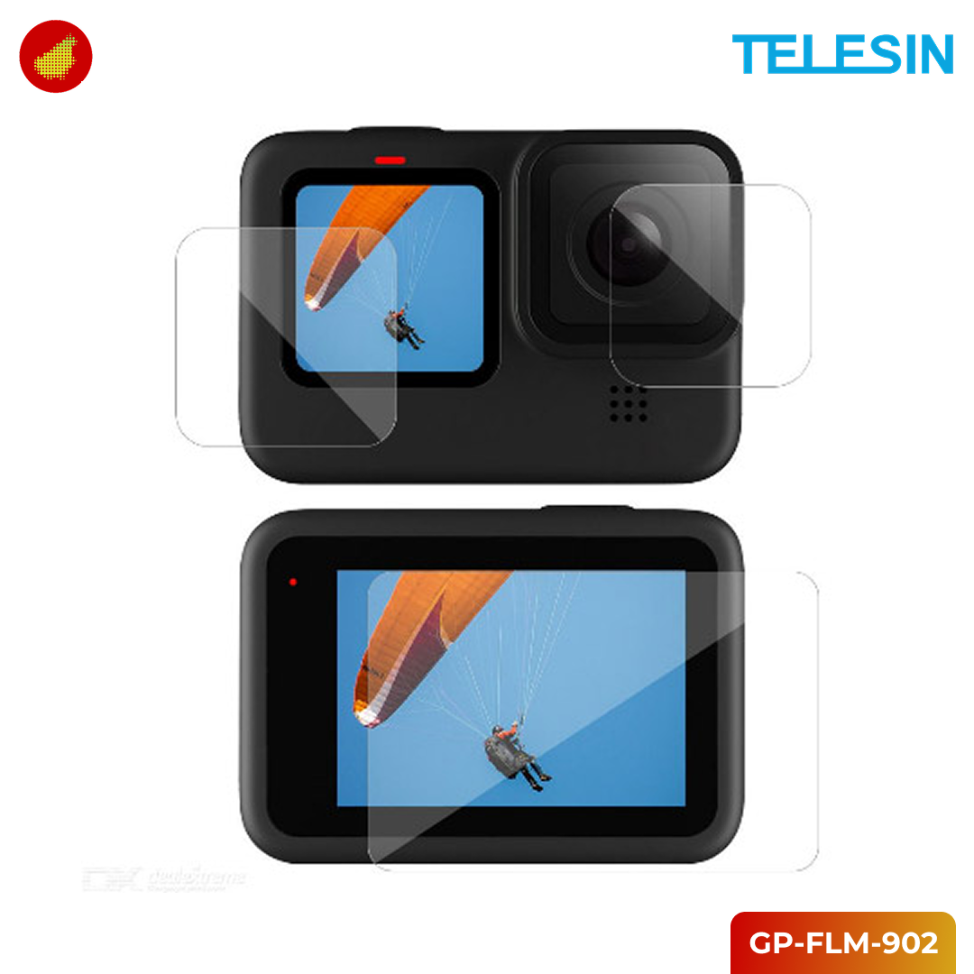 TELESIN Lens & LCD Screen Protector GoPro Hero 9/10/11 - GP-FLM-902