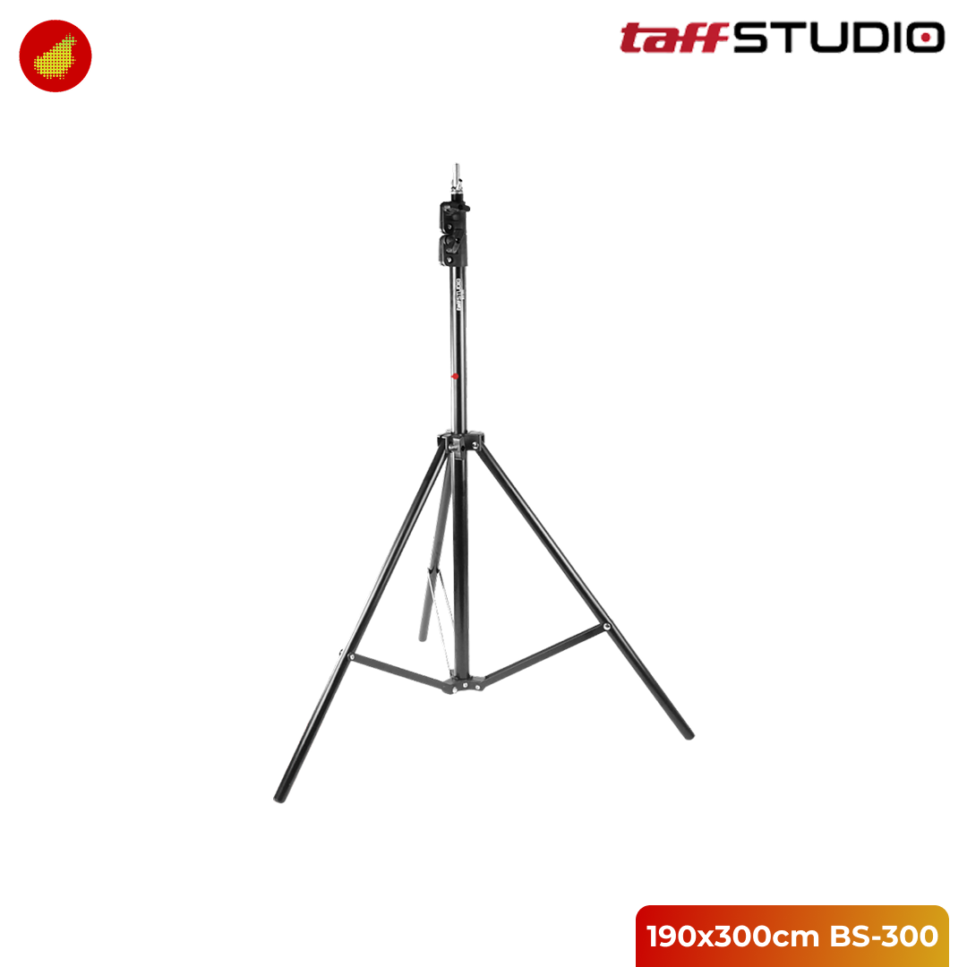 TaffSTUDIO Aluminum Bracket Stand Backdrop Studio Photo 190 x 300cm - BS-300