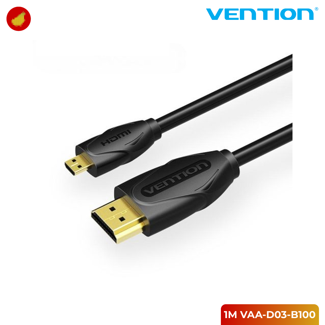 Vention Micro HDMI to HDMI Cable PVC Type - 1 Meter