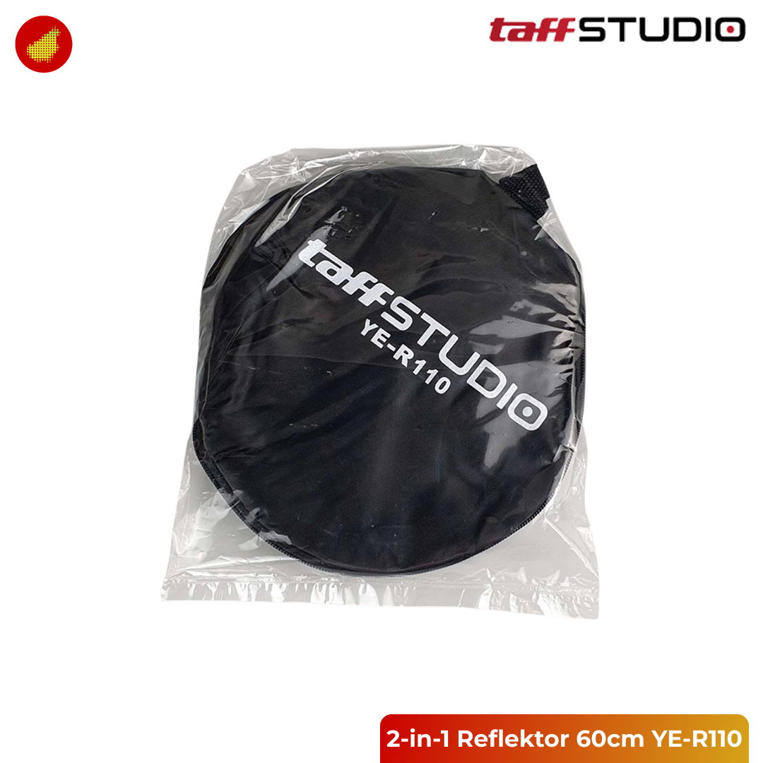 TaffSTUDIO 2-in-1 Reflektor Foldable 60cm Silver-Gold - YE-R110