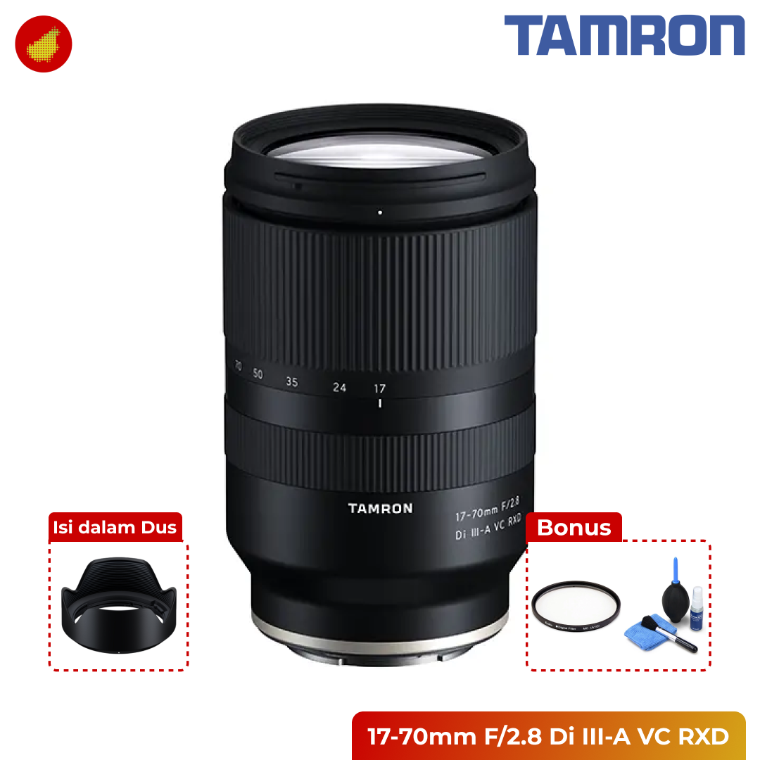 Tamron 17-70mm F/2.8 Di III-A VC RXD for Sony / Fujifilm / Canon