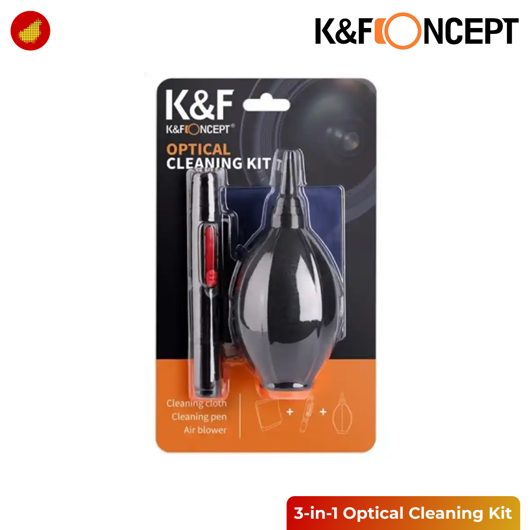 K&F Concept 3-in-1 Optical Cleaning Kit - 1694