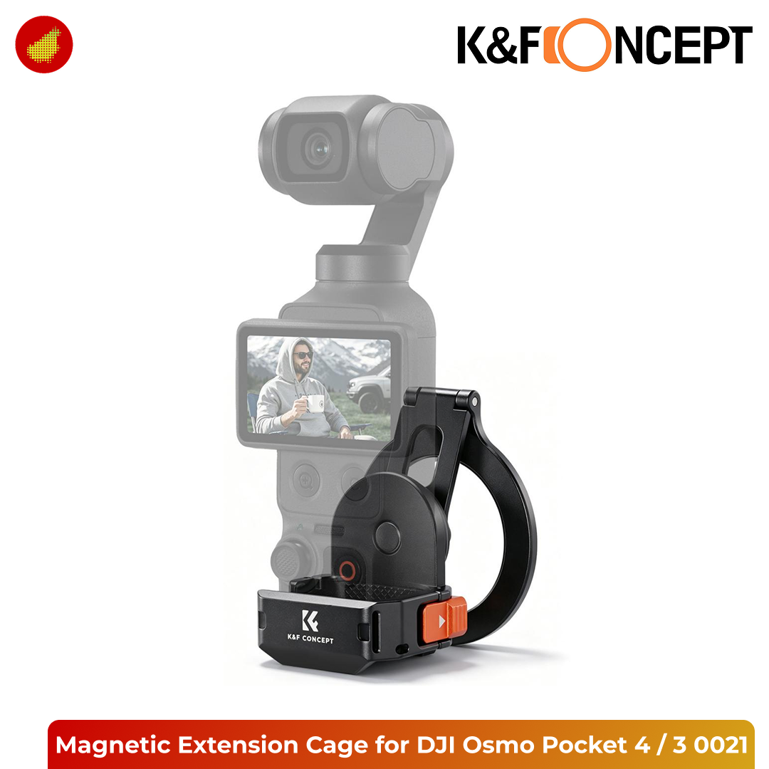 K&F Concept Magnetic Extension Cage Adapter for DJI Osmo Pocket 4 / 3 - KF20.0021
