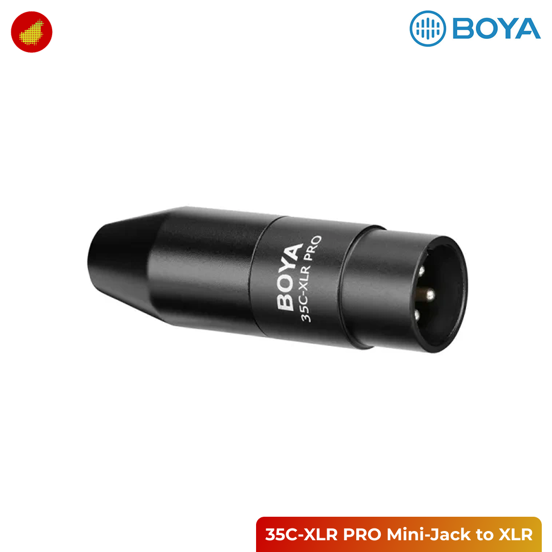 Boya 35C-XLR PRO Mini-Jack to XLR Adapter