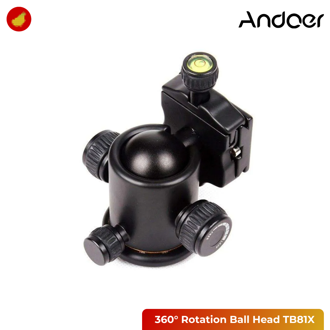 Andoer TB81X 360° Rotation Ball Head