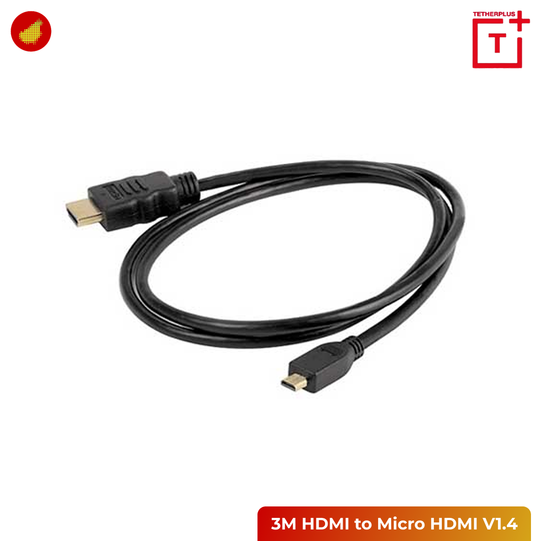 TetherPlus HDMI to Micro HDMI V1.4 Cable