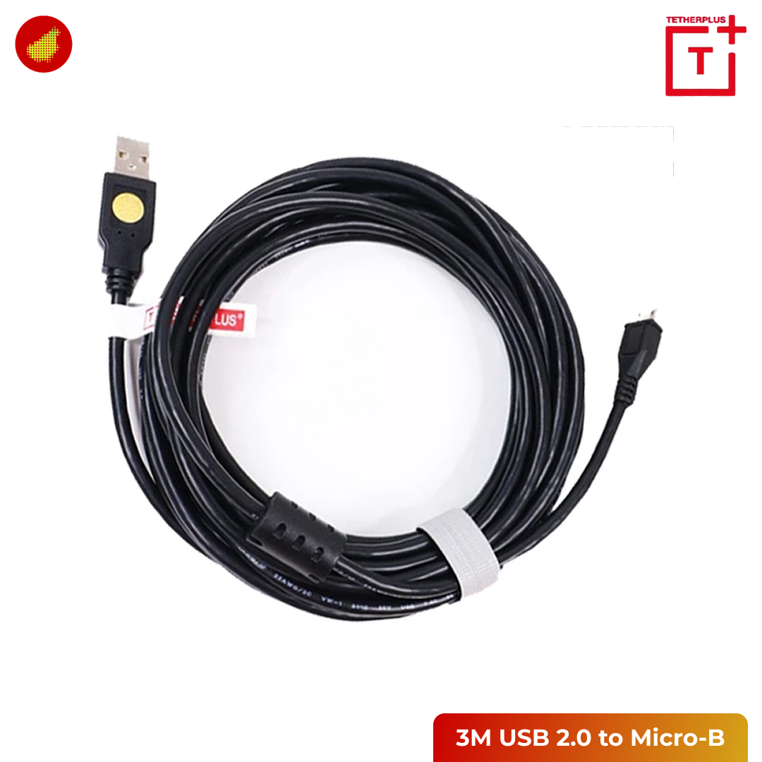 TetherPlus USB 2.0 to Micro-B 5-Pin Cable