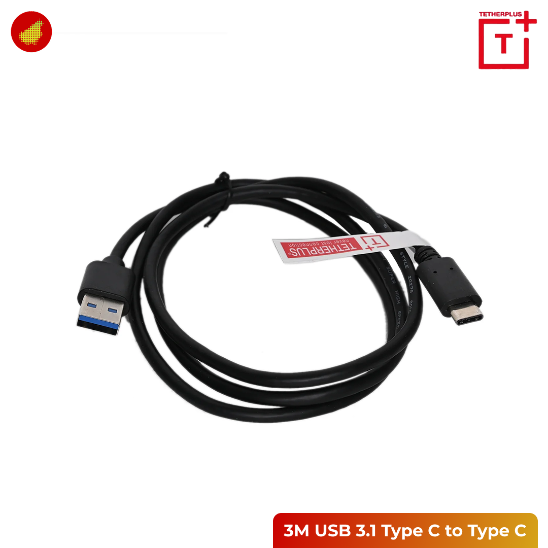 TetherPlus USB 3.1 Type C to Type C Cable