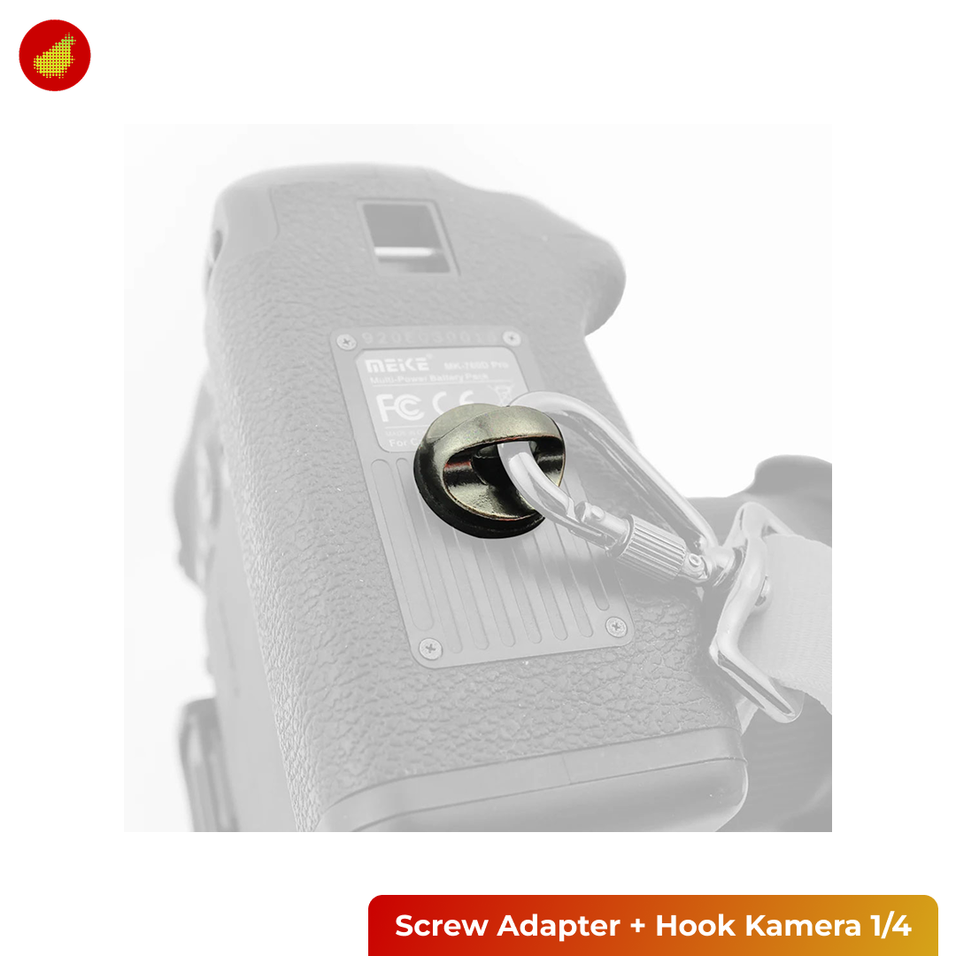 Screw Adapter + Hook Kamera 1/4