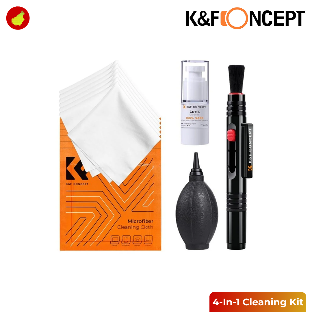 K&F Concept 4-In-1 Camera Lens Cleaning Kit - 1618