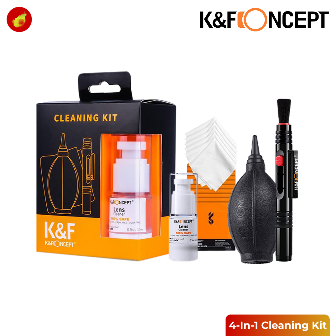 K&F Concept 4-In-1 Camera Lens Cleaning Kit - 1618