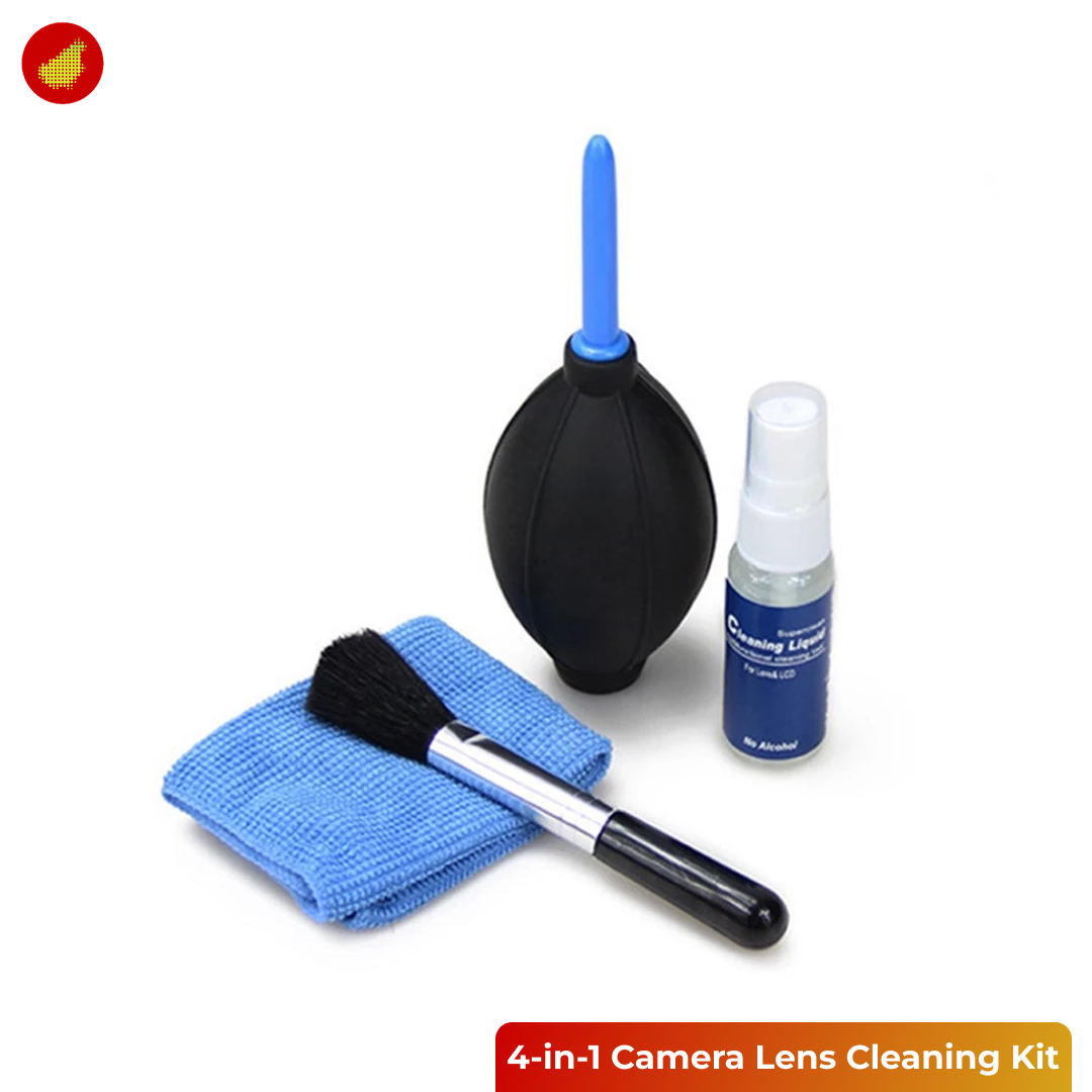 Rowa 4-in-1 DSLR Camera Lens Cleaning Kit