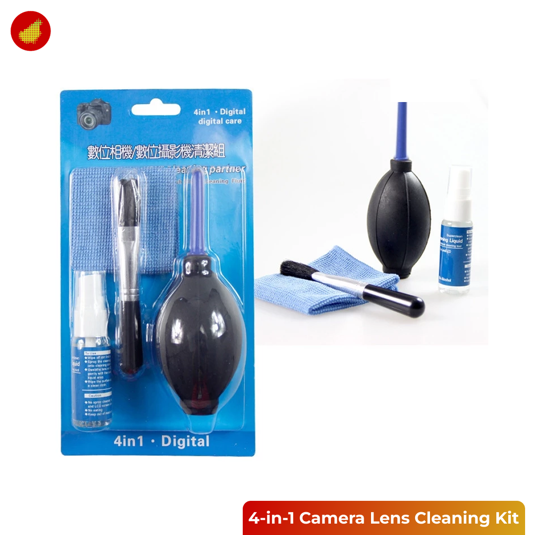 Rowa 4-in-1 DSLR Camera Lens Cleaning Kit