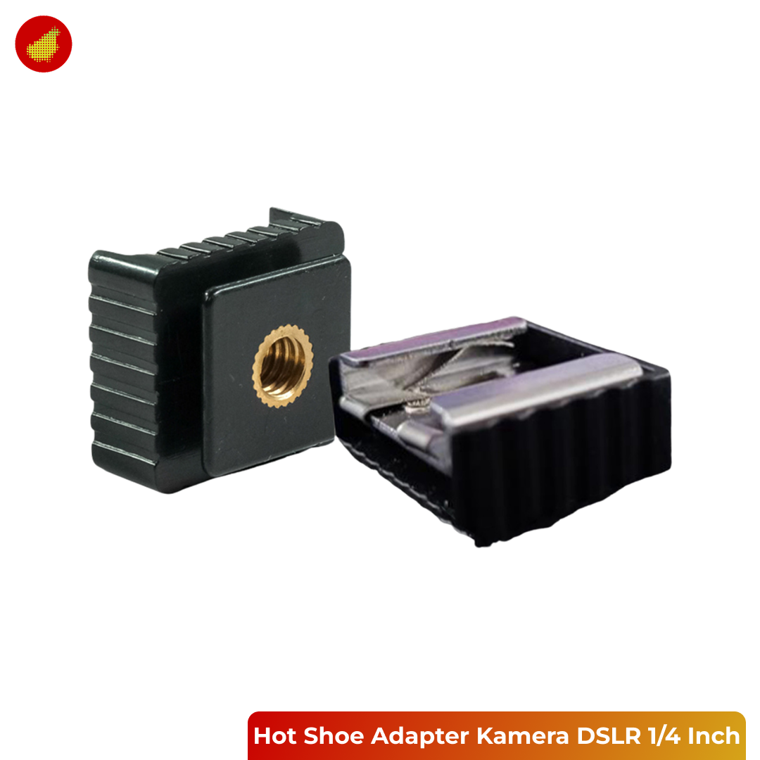 Hot Shoe Adapter for Camera DSLR 1/4 Inch Mount Universal