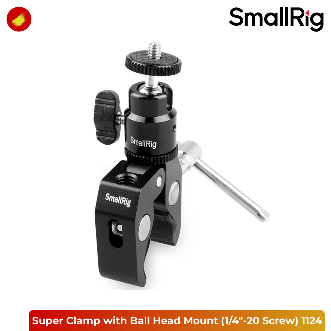 SmallRig Super Clamp with Ball Head Mount (1/4