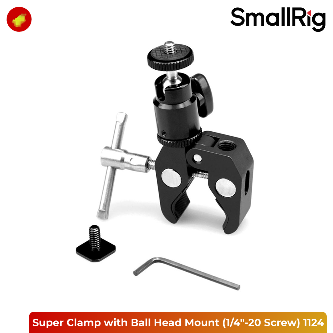 SmallRig Super Clamp with Ball Head Mount (1/4