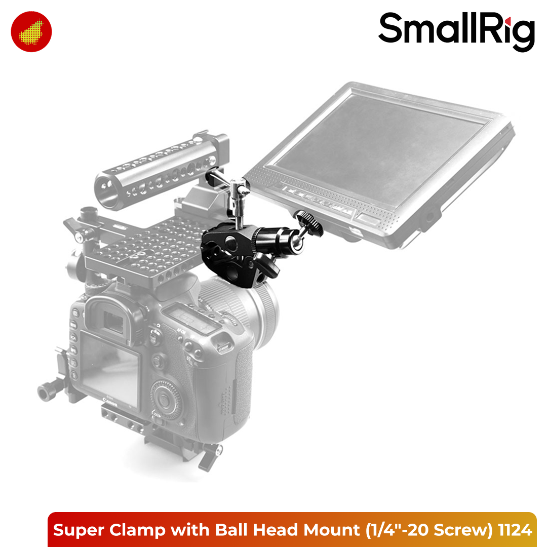SmallRig Super Clamp with Ball Head Mount (1/4