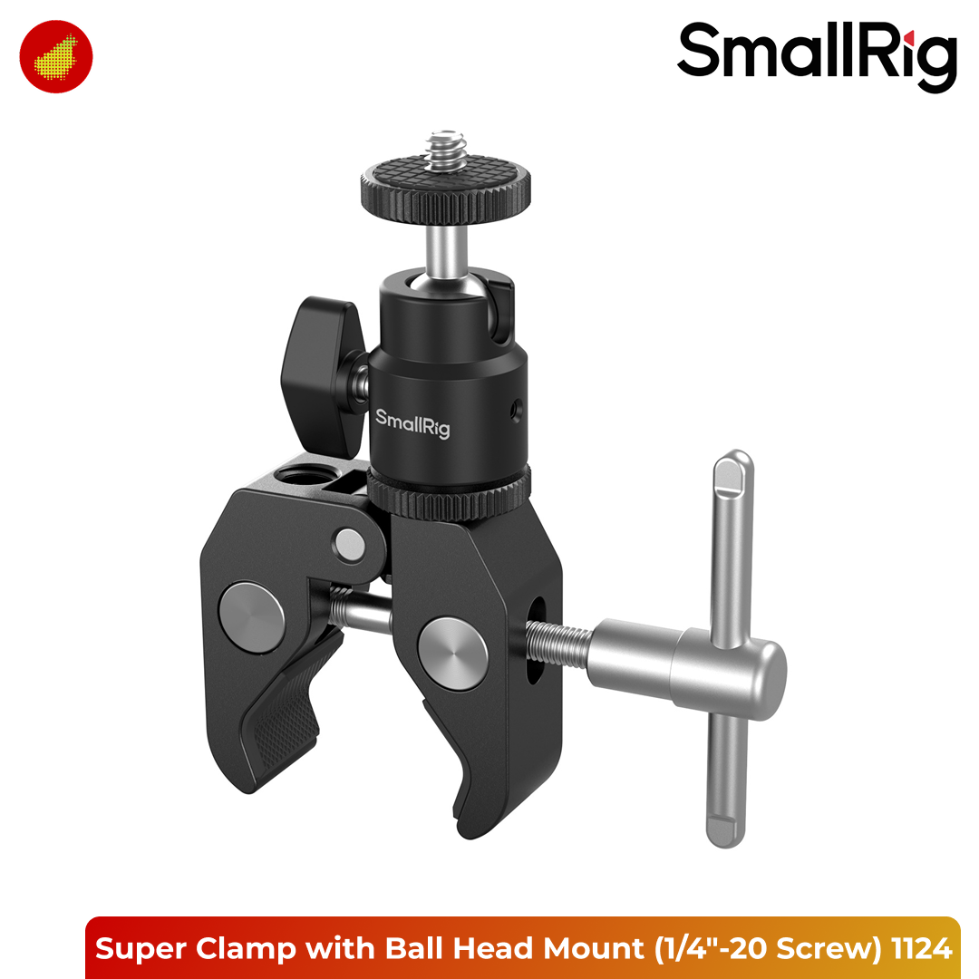 SmallRig Super Clamp with Ball Head Mount (1/4
