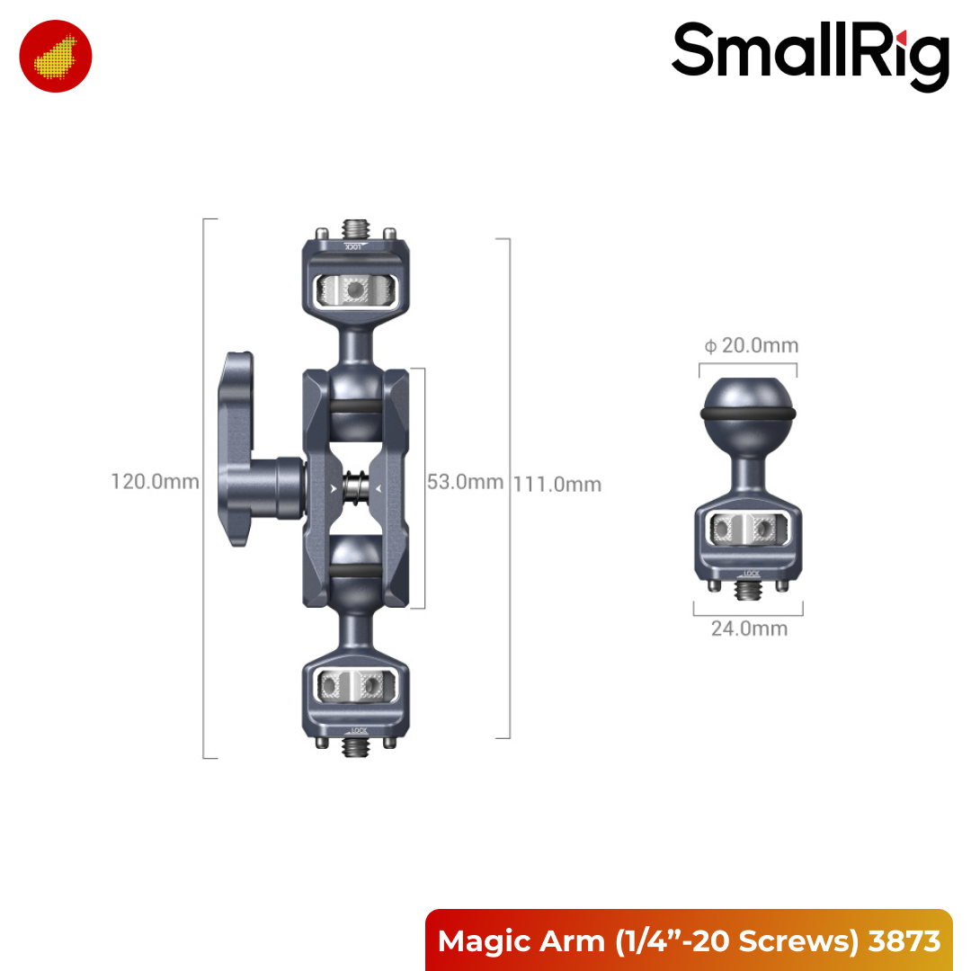 SmallRig Magic Arm with Dual Ball Heads