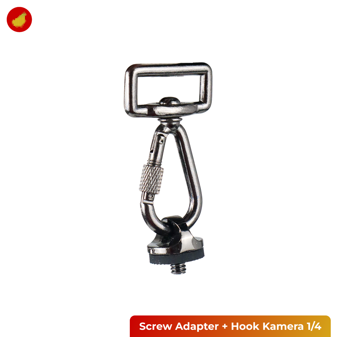 Screw Adapter + Hook Kamera 1/4