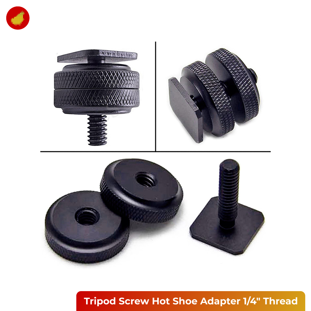 CAMVATE Tripod Screw Hot Shoe Adapter 1/4
