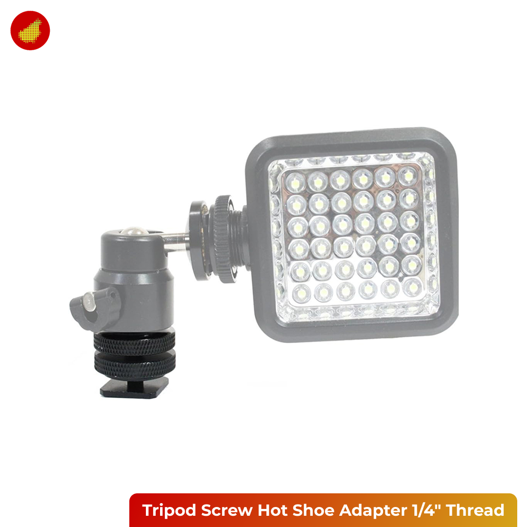 CAMVATE Tripod Screw Hot Shoe Adapter 1/4