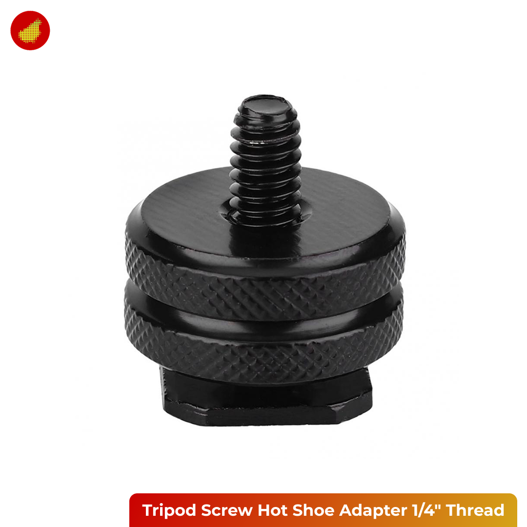 CAMVATE Tripod Screw Hot Shoe Adapter 1/4