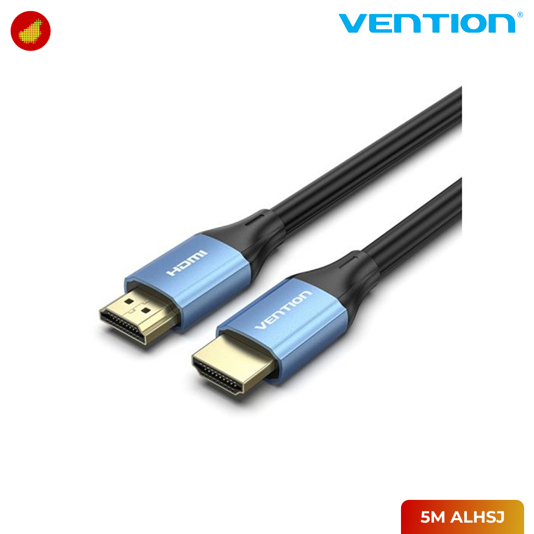 Vention HDMI Male to Male 4K HD Cable Aluminum Alloy Type - 5 Meter ALHSJ