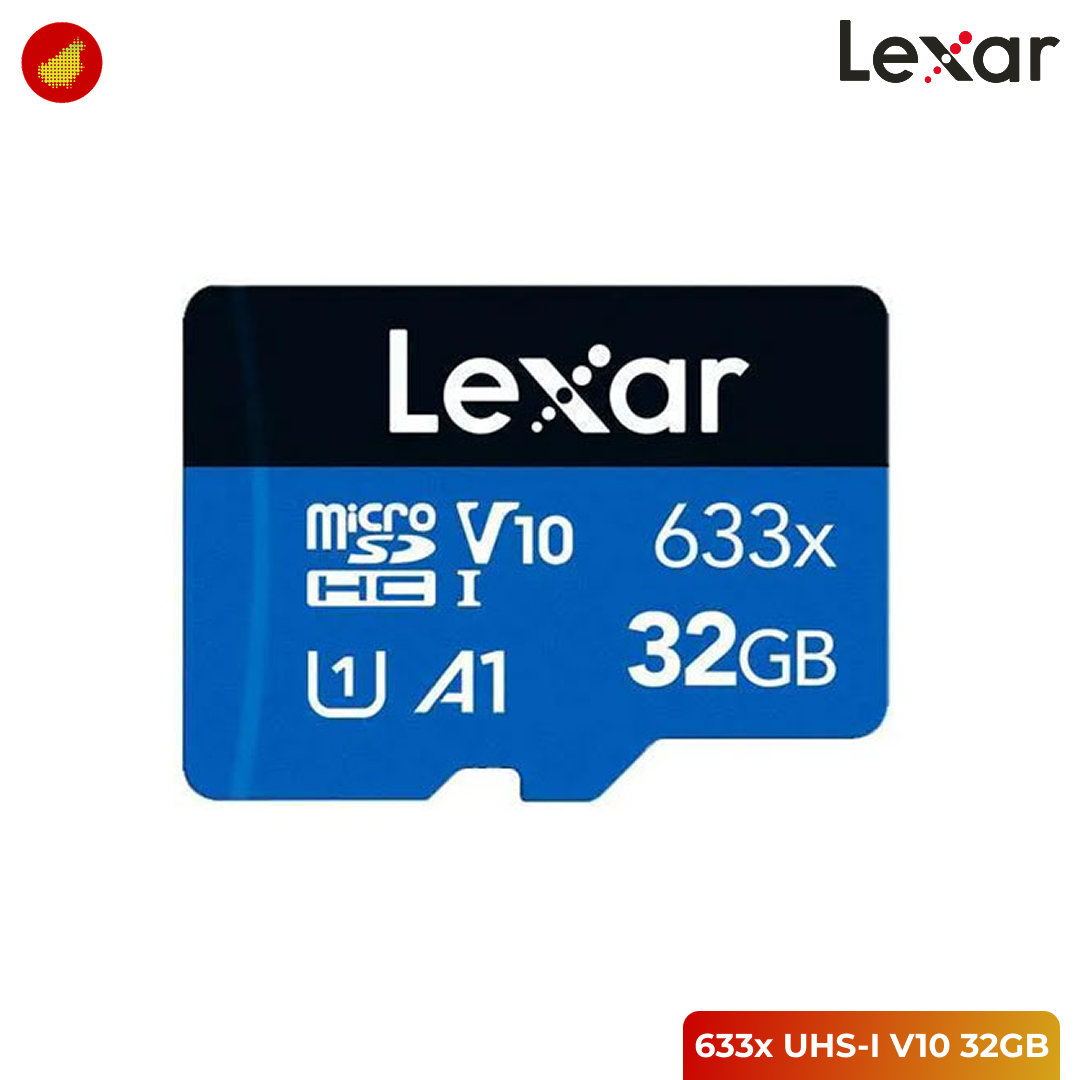 Lexar 633x Blue microSDHC/microSDXC UHS-I V10 Card 100MB/s - 32 GB | 64 GB