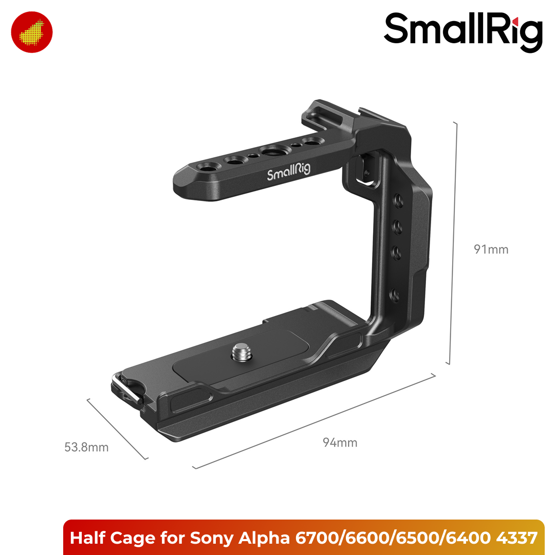 SmallRig Half Cage for Sony Alpha 6700/6600/6500/6400