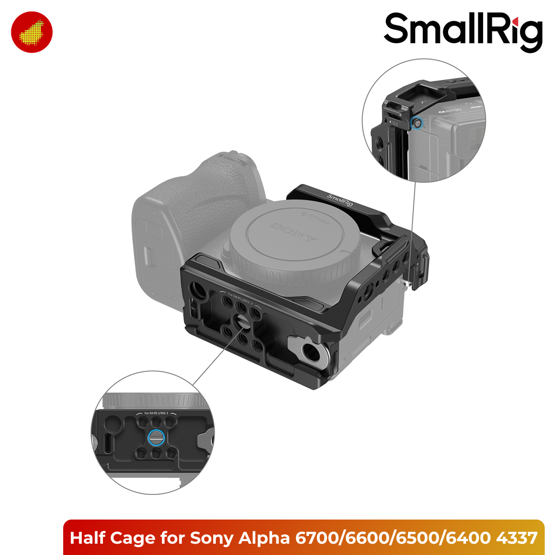 SmallRig Half Cage for Sony Alpha 6700/6600/6500/6400