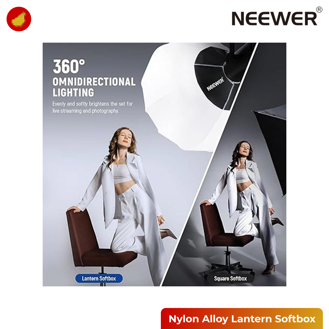 NEEWER Nylon Alloy Quick Release Lantern Softbox Bowen Mount