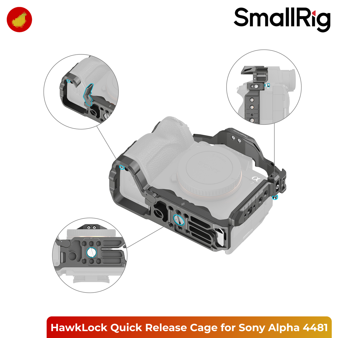 SmallRig HawkLock Quick Release Cage for Sony Alpha Series