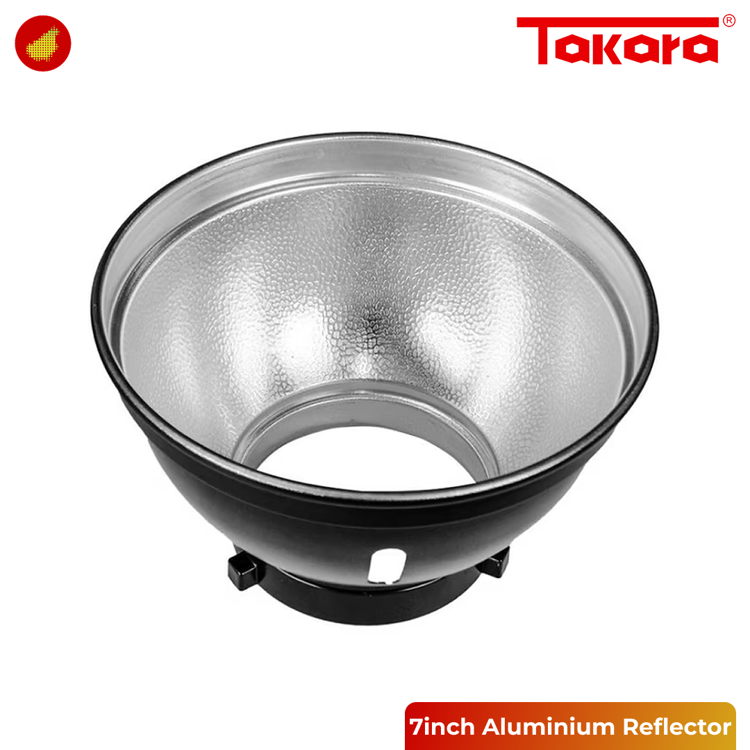 Takara 7inch Aluminium Standard Reflector with Bowens Mount