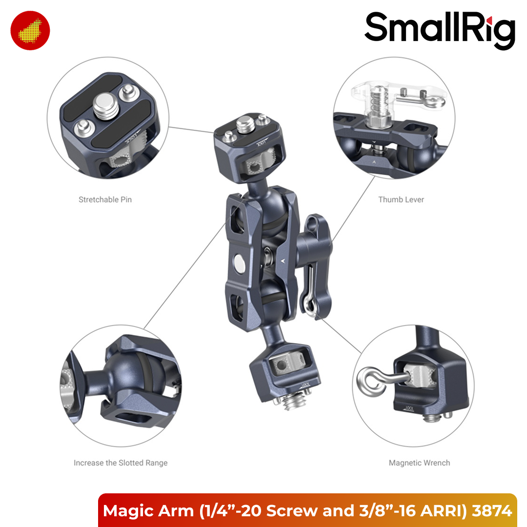 SmallRig Magic Arm with Dual Ball Heads