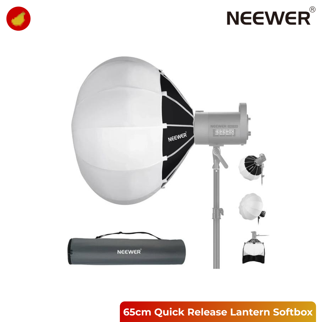 Neewer Quick Release Lantern Softbox With Fabric Barn Doors