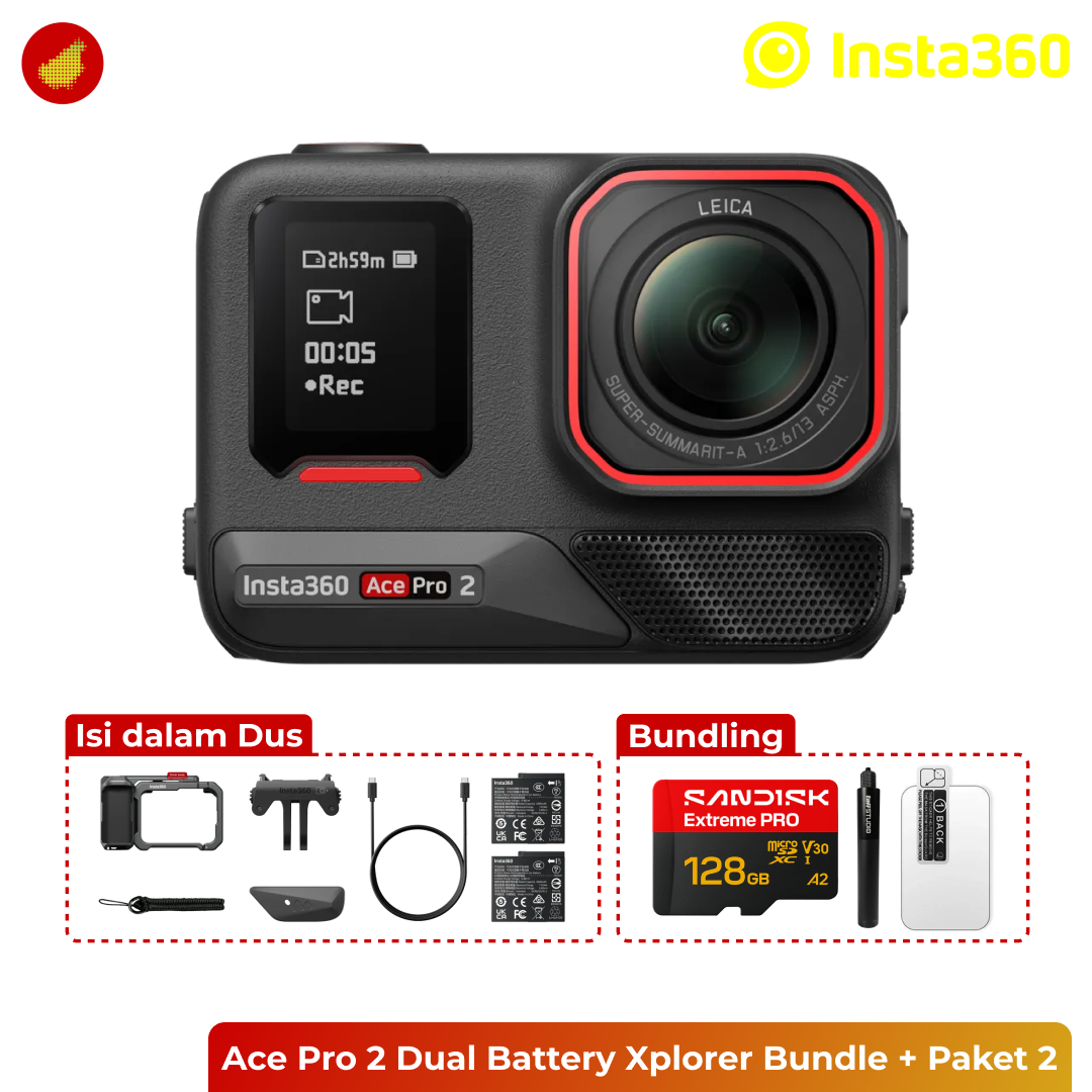 Insta360 Ace Pro 2 Dual Battery Xplorer Bundle