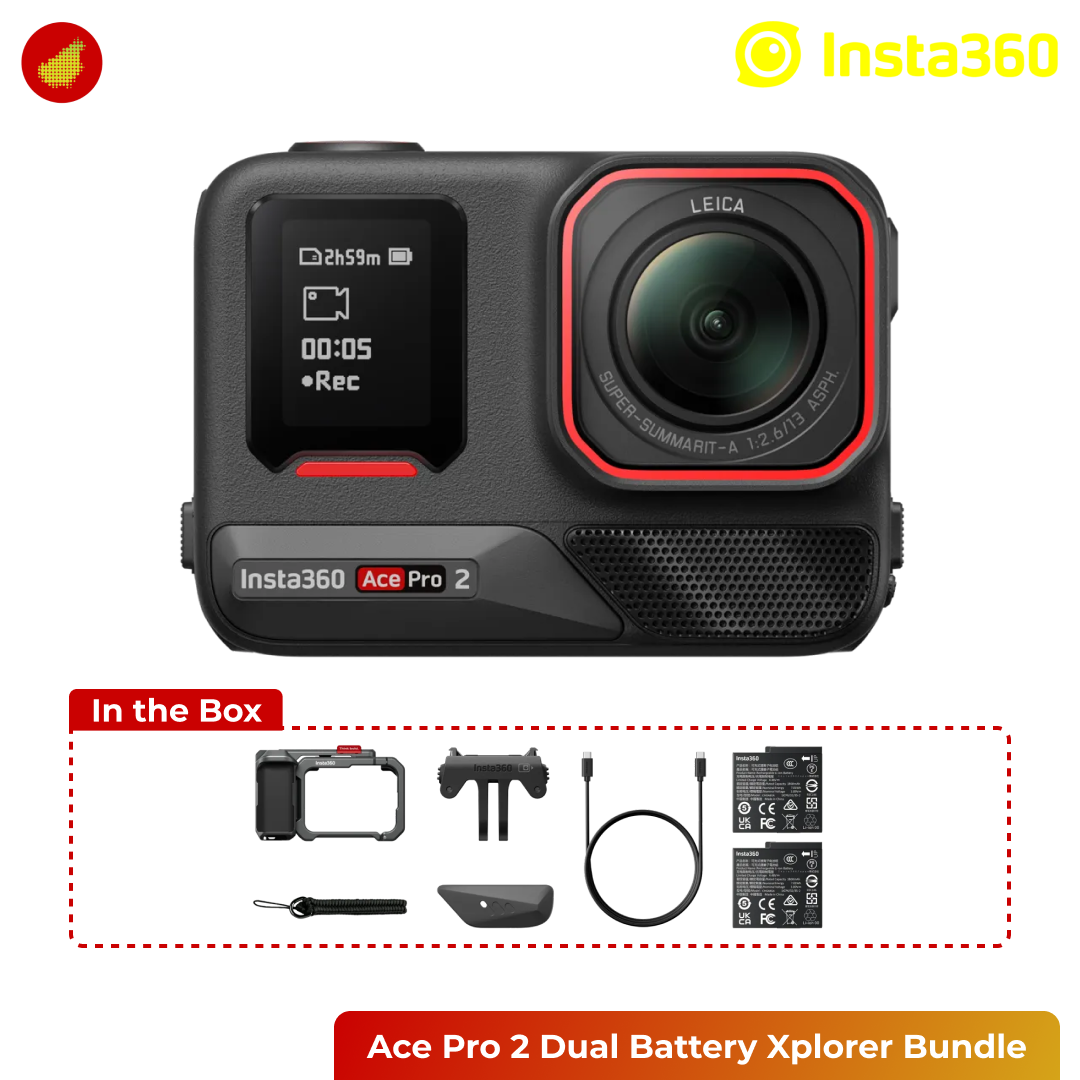 Insta360 Ace Pro 2 Dual Battery Xplorer Bundle