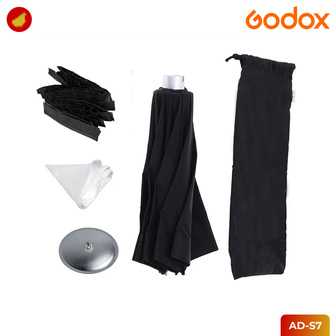 Godox AD-S7 Softbox with Grid and Dish for AD200