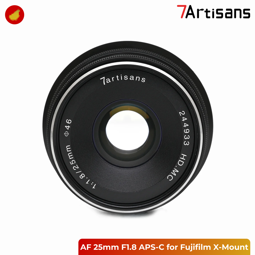 7Artisans AF 25mm F1.8 for Sony / Fujifilm