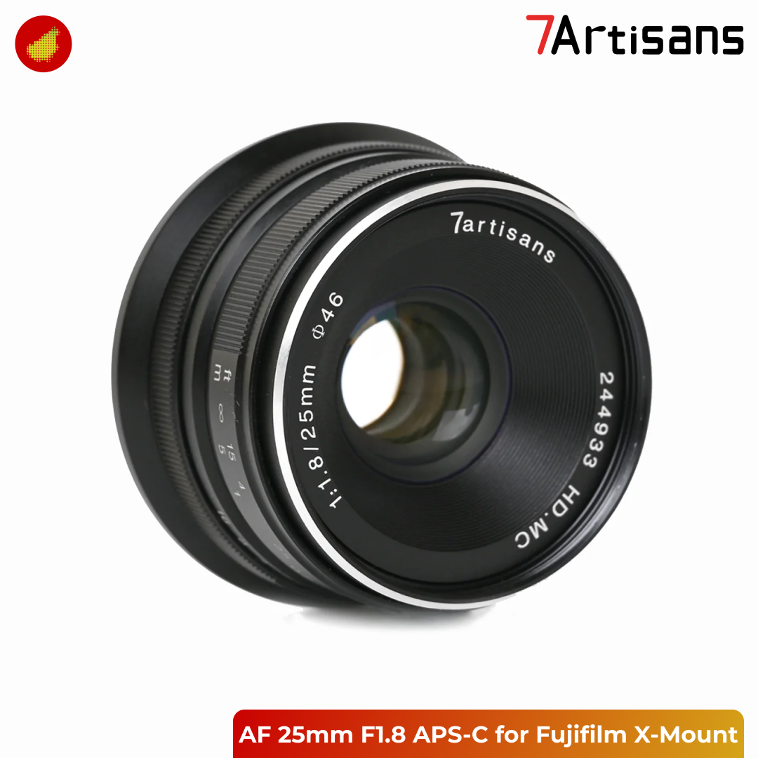 7Artisans AF 25mm F1.8 for Sony / Fujifilm