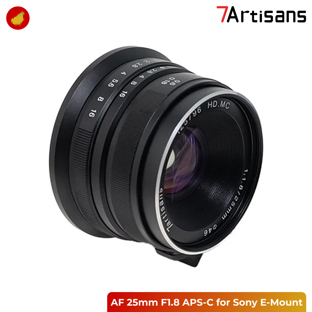 7Artisans AF 25mm F1.8 for Sony / Fujifilm