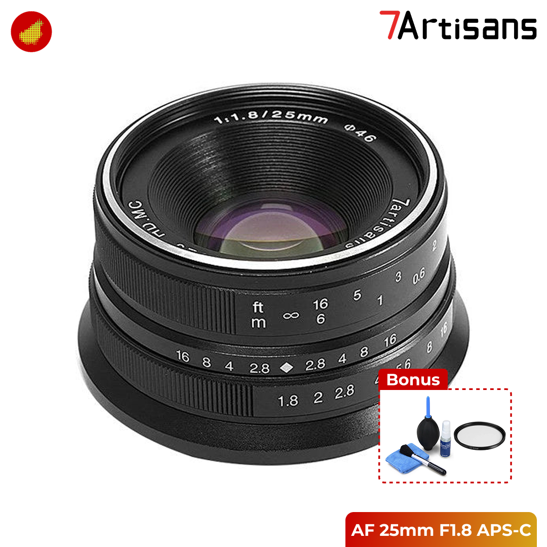 7Artisans AF 25mm F1.8 for Sony / Fujifilm